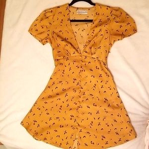 NWOT UO Silky Cap-sleeve Dress